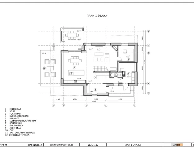 дом  в КП Трувиль, 18 км от МКАД