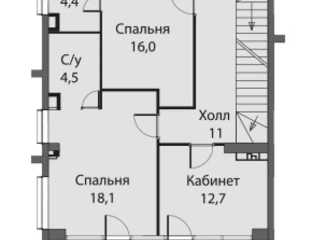 таунхаус  в КП Futuro Park, 23 км от МКАД