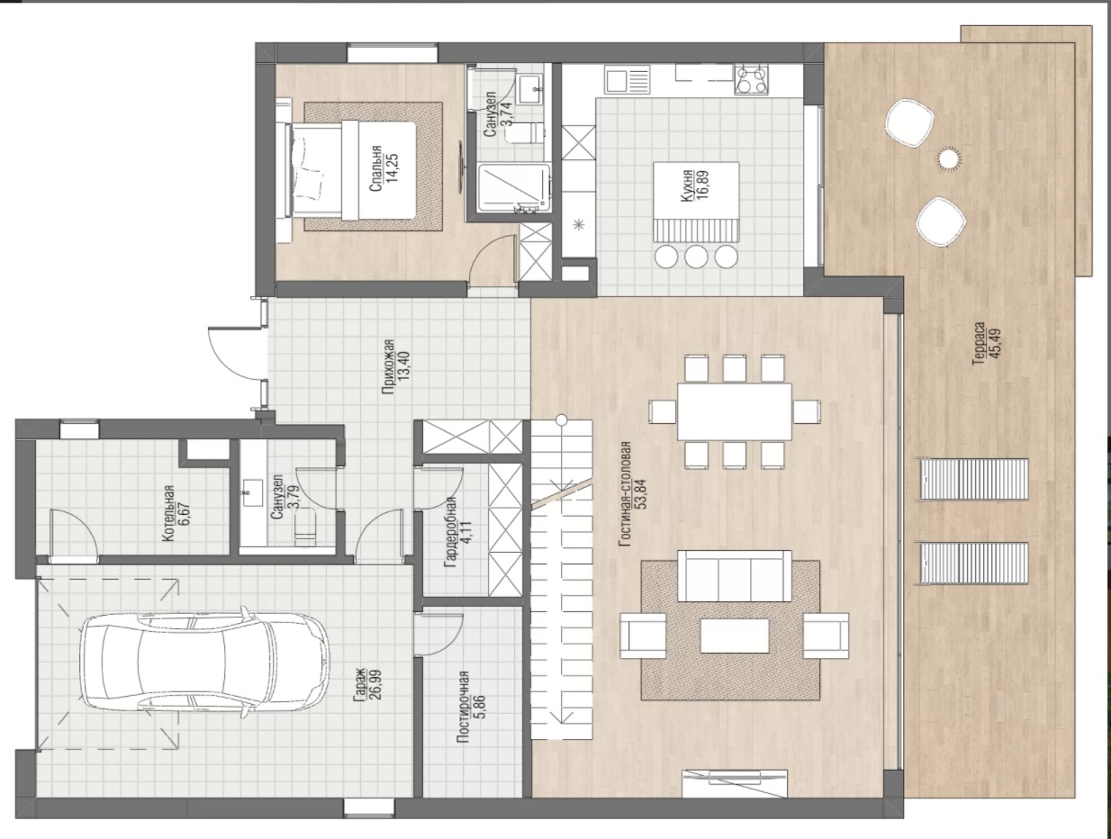 Дом в КП Подмосковные Просторы, 270 м², id 2878 - One-Estate