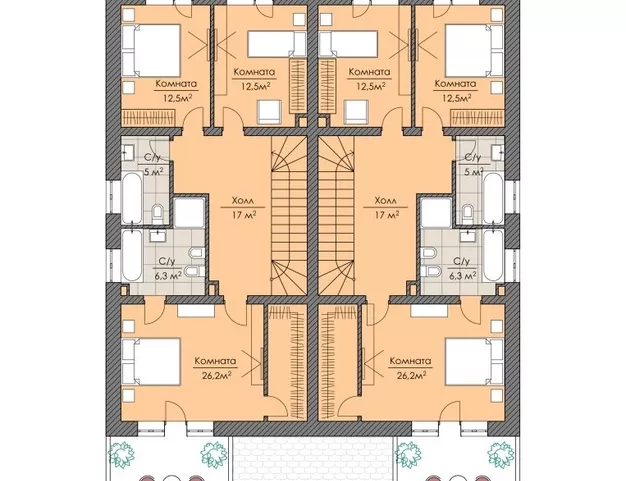 таунхаус  в КП Маленькая Италия, 15 км от МКАД